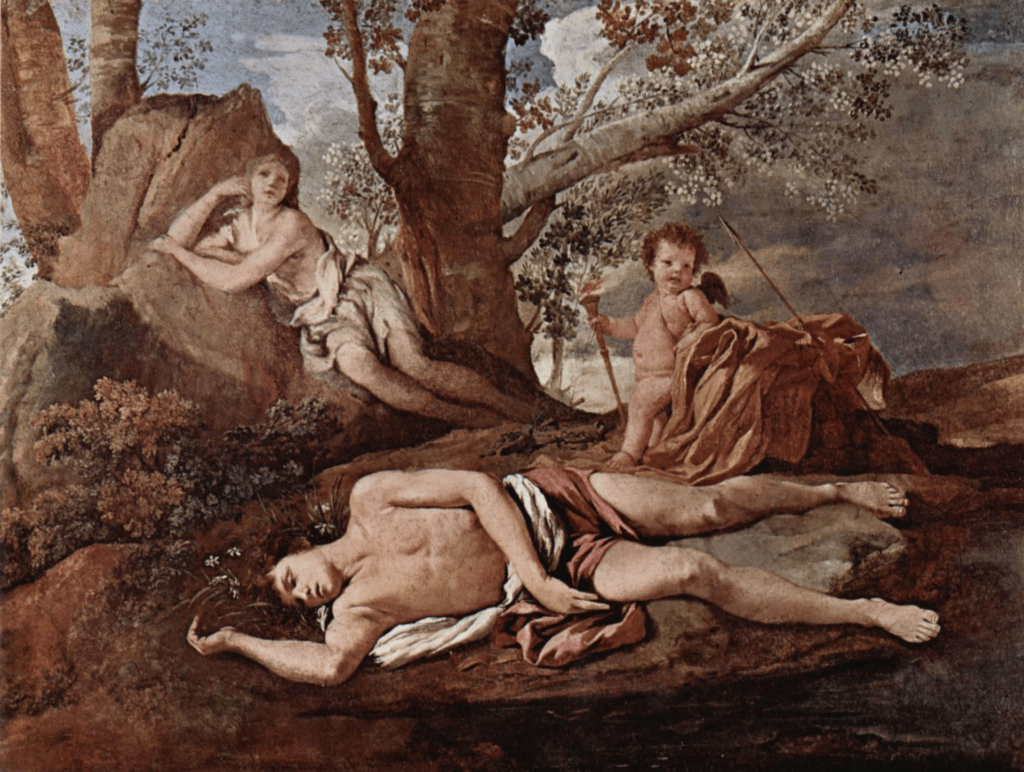 1920px Nicolas Poussin Eco e Narciso ca. 1629 1630 Museo del Louvre Parigi min