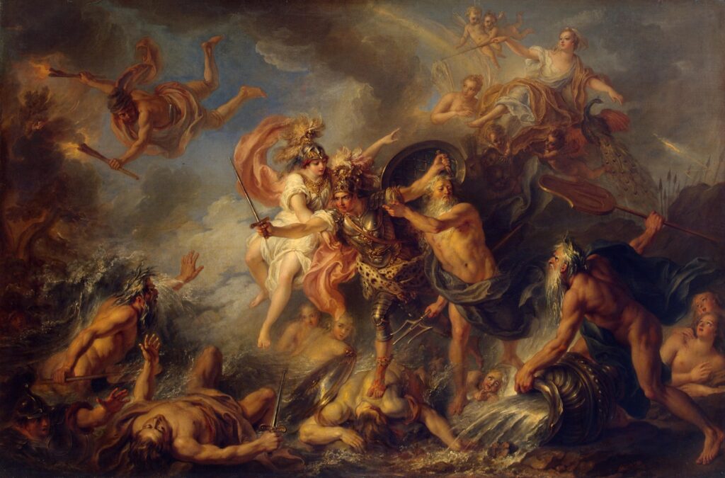 Coypel, Charles-Antoine - Fury of Achilles - 1737