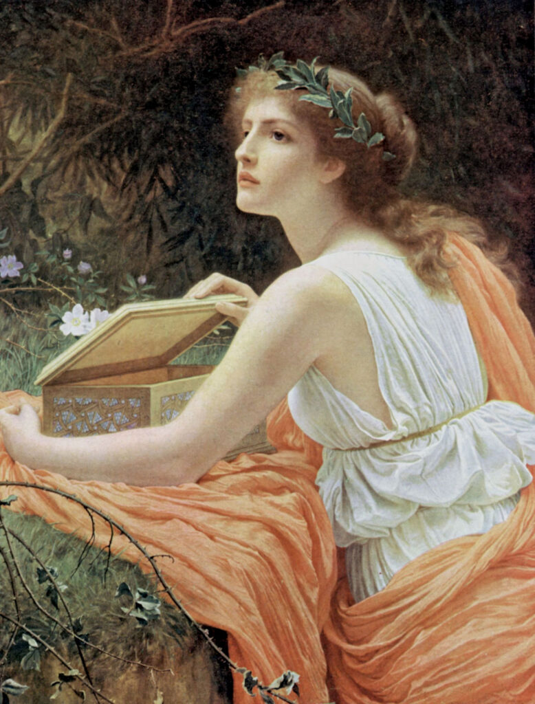 Charles Edward Perugini - Pandora's box