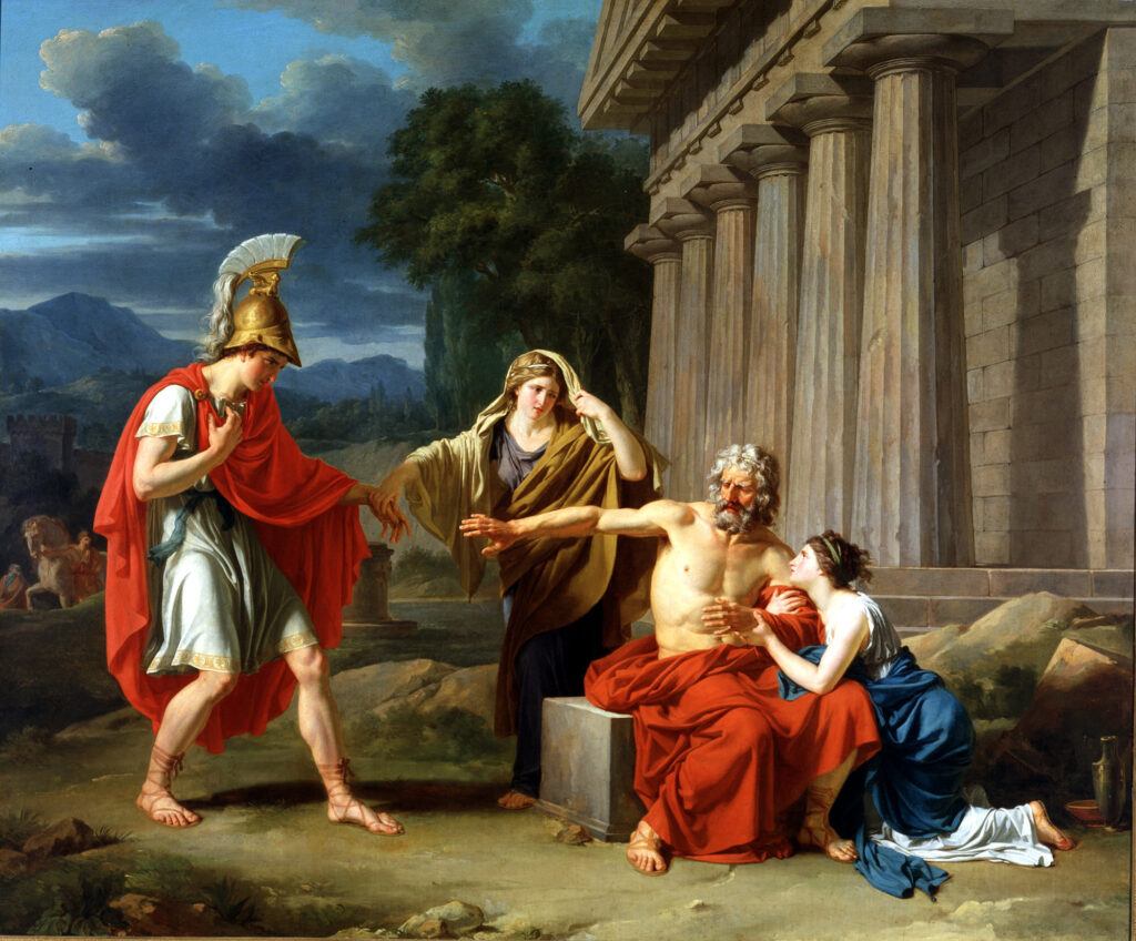 Oedipus At Colonus, Painted By Jean Antoine Théodore Giroust