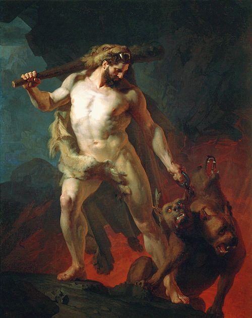 Hercules Removes Cerberus from the Gates of Hell