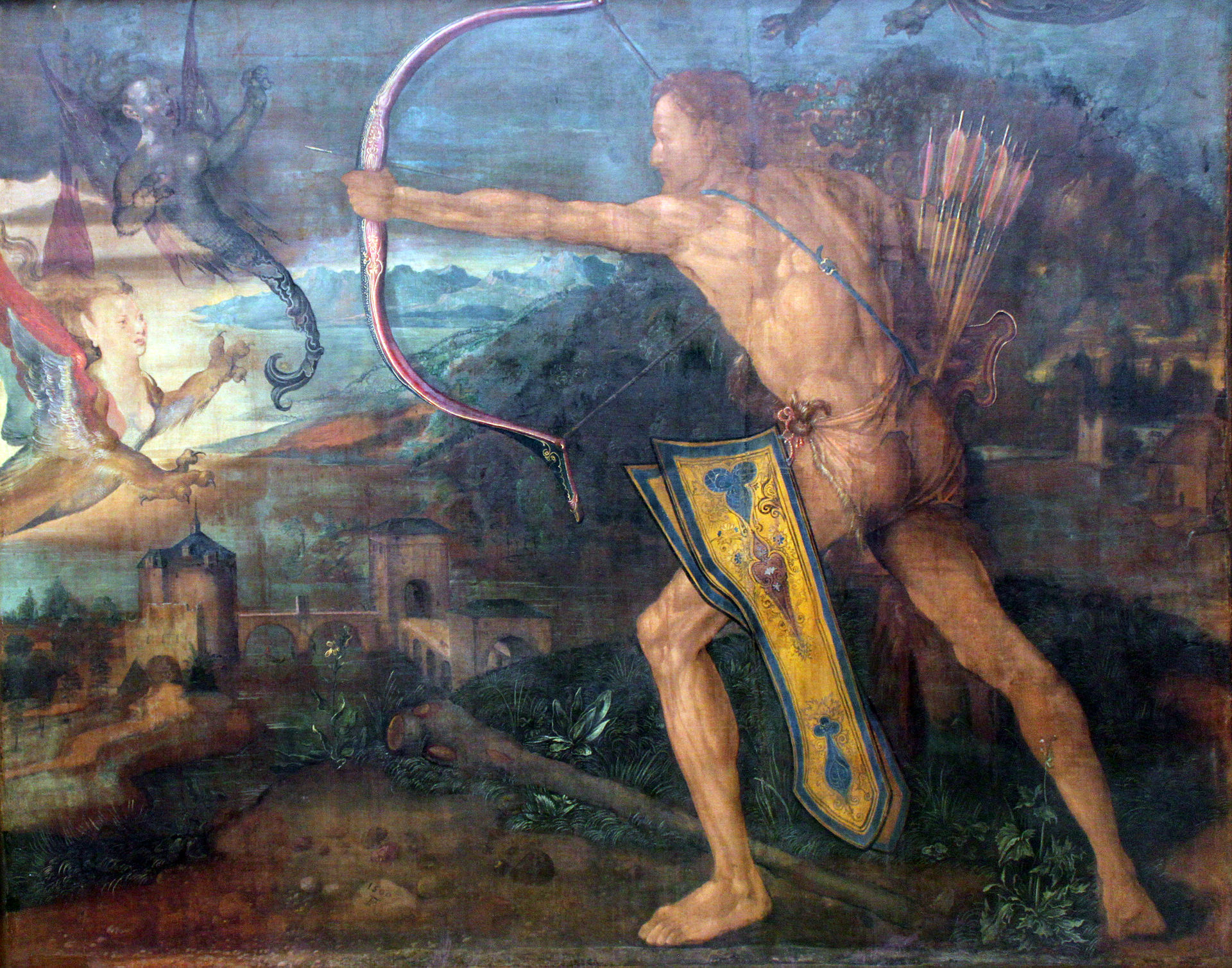 Hercules Killing the Stymphalian Birds, Albrecht Dürer
