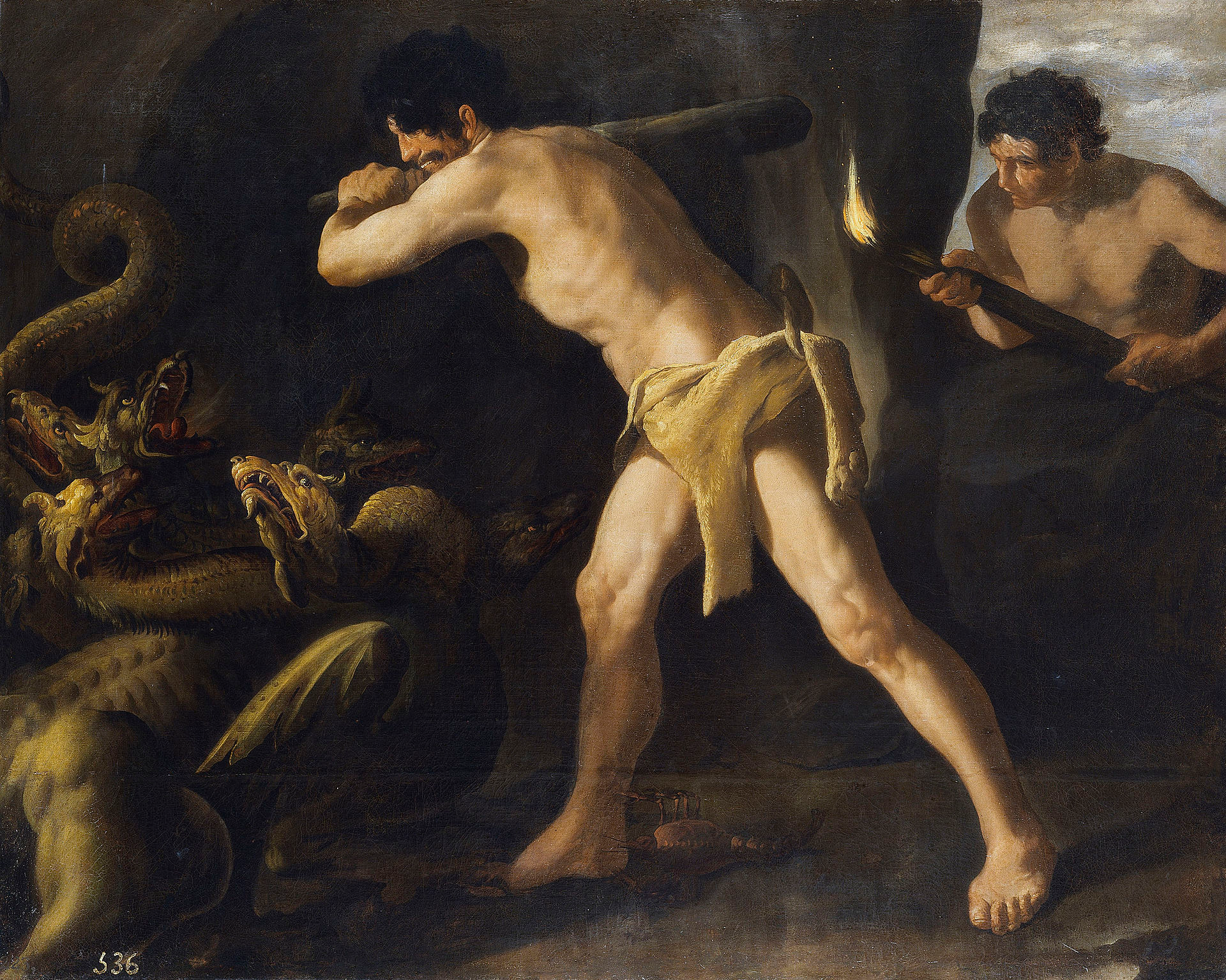 Hercules and the Hydra (1634) by Francisco de Zurbarán